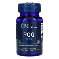 PQQ (пирролохинолинхинон хинон), PQQ, Life Extension, 10 мг, 30 вегетарианских капсул