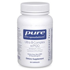 Комплекс витаминов группы В плюс PQQ Pure Encapsulations Ultra B-Complex with PQQ 60 капсул