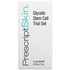 Набор пробных продуктов с гликолевой кислотой PrescriptSkin (Glycolic Trial Set) 3 баночки по 5 г