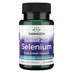 Селен Swanson Selenoexcell Selenium 200 mcg 60 капсул