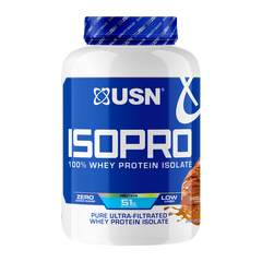 Сироватковий протеїн ізолят USN IsoPro 100 % Whey Protein Isolate 1800 г chocolate