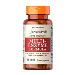 Ферменты энзимы Puritan's Pride Multi Enzyme Formula (60 капс) пуританс прайд