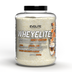 Сироватковий протеїн Evolite Nutrition WheyElite 2000 г caramel macchiato