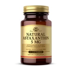 Астаксантин Solgar Natural Astaxanthin 5 mg 30 капсул