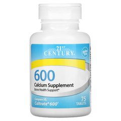 Кальций 21st Century 600 Calcium Supplement 600 mg 75 таблеток