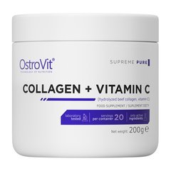 Колаген OstroVit Collagen + Vitamin C 200 грам