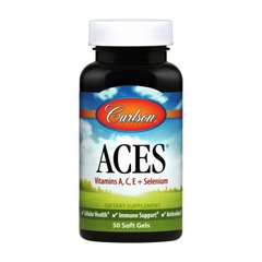 Комплекс витаминов Carlson Labs ACES Vitamins A,C,E + Selenium (50 капс) карлсон лаб