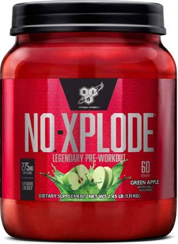 Передтренувальний комплекс BSN NO Xplode 1110 г green apple