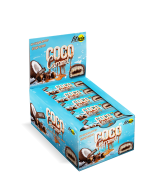 Кокосові батончики FitWin Coco Caramel 20x40 г Truffle