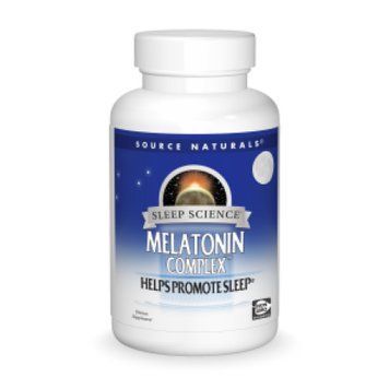 Мелатонін комплекс Source Naturals Sleep Science&reg; Melatonin Complex&trade; 3 mg 100 льодяників Orange