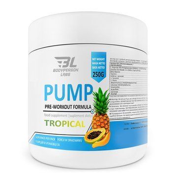 Предтренировочный комплекс Bodyperson Labs Pre-Workout Formula 250 г Tropical