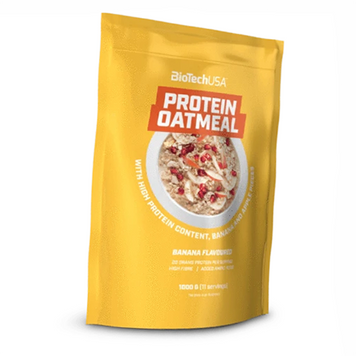 Овсянка BioTech Protein Oatmeal 1000 грамм яблоко-банан