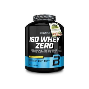 Сывороточный протеин изолят BioTech Iso Whey Zero 1816 г lemon chesecake