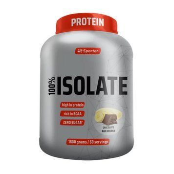 Сывороточный Протеин Изолят Sporter 100% Isolate 1800 г Chocolate And Banana