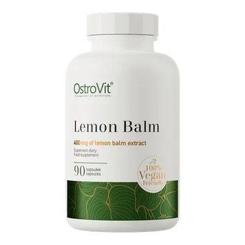 Екстракт меліси OstroVit Lemon Balm Vege 90 капсул