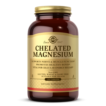 Магній хелат Solgar Chelated Magnesium 250 таб