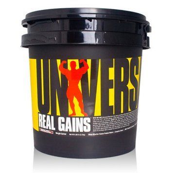 Гейнер для набора массы Universal Real Gains 4800 г vanilla