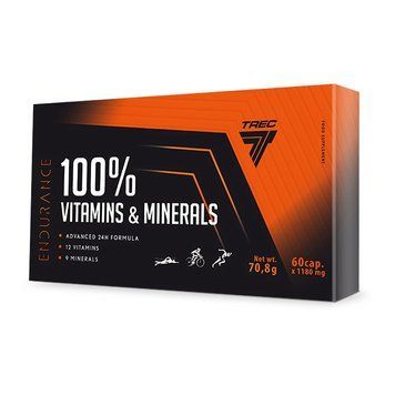 Вітаміни Та Мінерали Trec Nutrition 100% Vitamins & Minerals 60 капсул