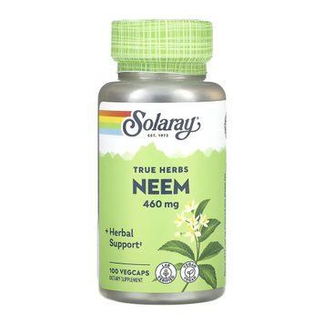 Листя Німу Solaray Neem Leaf 460 mg 100 вег. капсул