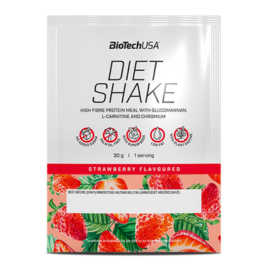 Заменитель питания BioTeсhUSA Diet Shake 30 грамм Strawberry