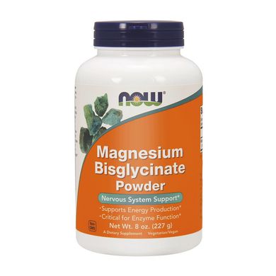 Магний бисглицинат Now Foods Magnesium Bisglycinate Powder 227 г pure
