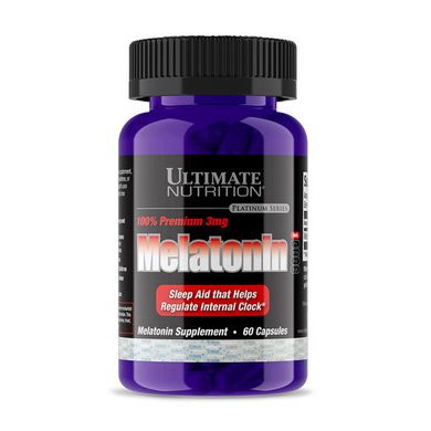 Мелатонін Ultimate Nutrition Melatonin 60 капс