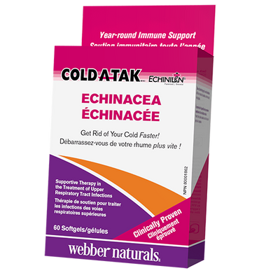 Ехінацея комплекс Webber Naturals Cold-A-Tak Echinacea 60 капсул