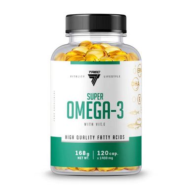 Омега 3 Трек Nutrition Super Omega-3 with Vit. E 120 капсул