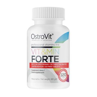 Комплекс вітамінів OstroVit Vit & Min Forte (120 таб)