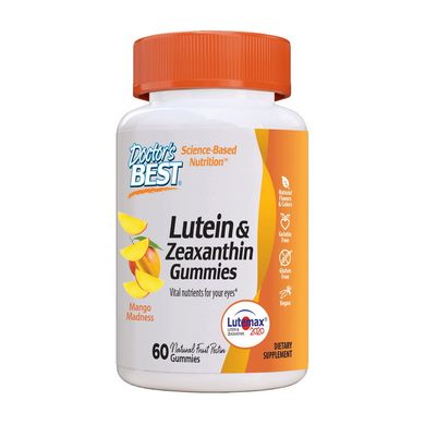 Лютеин Doctor's Best Lutein & Zeaxanthin Gummies 60 жувачек