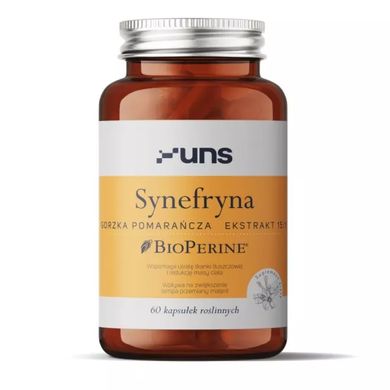 Силімарин і біоперин UNS Synefryna+Bioperine 60 капсул