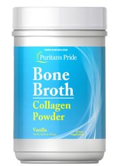 Колаген Puritan's Pride Bone Broth Collagen Powder 450 грам