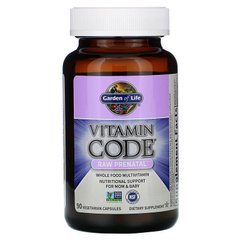 Сырые витамины для беременных, RAW Prenatal, Vitamin Code, Garden of Life, 90 вегетарианских капсул