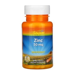 Цинк Thompson Zinc 50 mg 60 таблеток