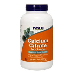 Кальций цитрат Now Foods Calcium Citrate (227 г) нау фудс
