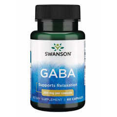 ГАМК Swanson GABA 250 mg 60 капсул