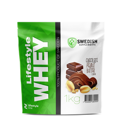 Сывороточный протеин изолят Swedish Supplements Lifestyle Whey 1000 грамм chocolate peanut butter