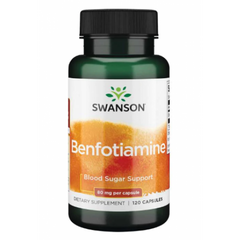 БенфотиаминSwanson Benfotiamine 90mg 120 капсул