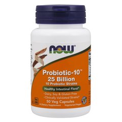 Пробиотики Now Foods Probiotic-10 25 Billion (50 капс) нау фудс