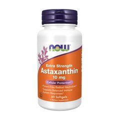 Астаксантин Now Foods Astaxanthin 10 mg Extra Strength 60 капсул