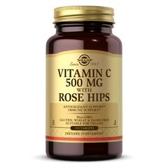 Витамин C Solgar Vitamin C 500 mg with Rose Hips 250 таблеток
