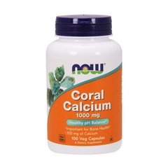 Коралловый кальций Now Foods Coral Calcium 1000 mg (100 капс) нау фудс