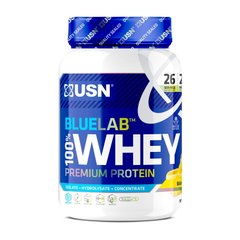 Сироватковий протеїн USN Blue Lab 100% Whey Premium Protein 908 г caramel popcorn