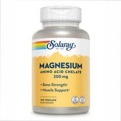 Магний Solaray Magnesium 200мг 100 вег. капсул