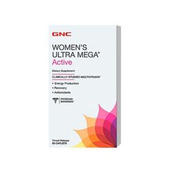 Витамины для женщин GNC Womens Ultra Mega Active (180 капс)