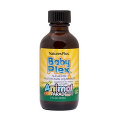 Детские витамины Nature's Plus Animal Parade Baby Plex 60 мл Апельсин