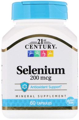Селен 21st Century Selenium 200 mcg 60 капс