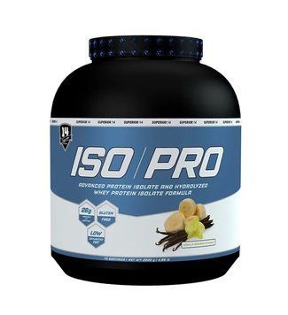 Сывороточный протеин изолят Superior Iso Pro 2200 г Vanila Banan