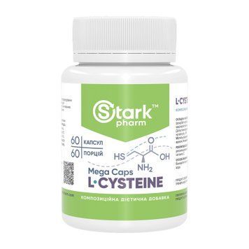 L-Цистеин Stark Pharm L-Cysteine ​​Mega Caps 500 mg 60 Капсул