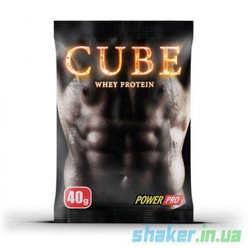 Сывороточный протеин концентрат Power Pro CUBE Whey Protein (40 г) куб кокосове молочко